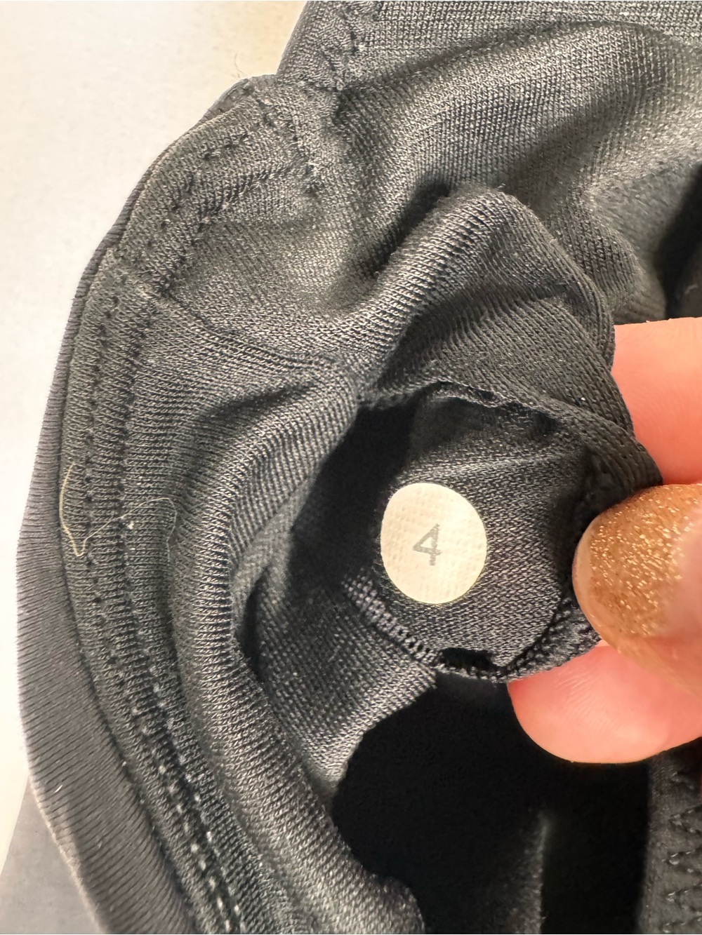 Lululemon Running In The City Tank Top Mesh Built In Bra Black Women’s 4 - Picture 4 of 4
